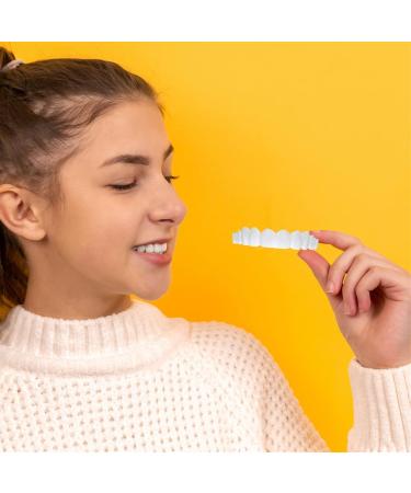 Batlam Snap-On Veneers - 4 Pairs Artificial Teeth for Instant Smile | Fake Snap-in Teeth for Men & Women - Buy Online on GoSupps.com