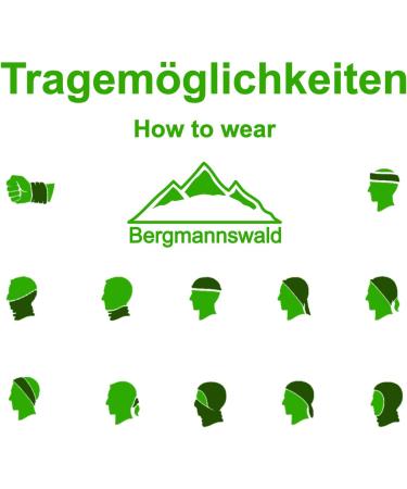 Bergmannswald Multifunctional Seamless Scarf - 1 Pack Bandana in Purple | International Shipping Available - Buy Online on GoSupps.com