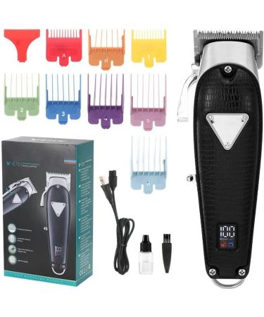 Hair Clippers for Men - High Power Vintage Barber Clippers with LCD Display & Leather Body | Perfect for Salon Use - Buy Online on GoSupps.com