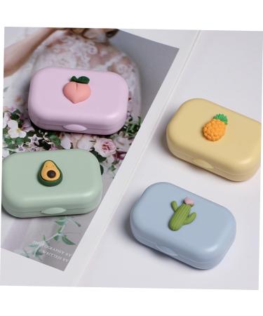JECOMPRIS 32-PCS Colored Contact Lenses Travel Case | Portable Lens Container with Mirror & Cartoon Design | Perfect for Lens Storage & Eyeglasses - Buy Online on GoSupps.com