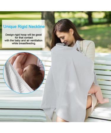 Abnaok Nursing Breastfeeding Cover - Multipurpose Baby Car Seat Blanket and Nursing Cover | Soft, Breathable Fabric - Buy Online on GoSupps.com