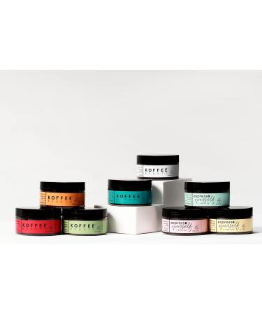 Vanilla Coffee Scrub - Exfoliating Body & Face Polish for Smooth Skin | Invigorating Vanilla Scent | 4 Oz - Naturally Radiant Skin - Buy Online on GoSupps.com