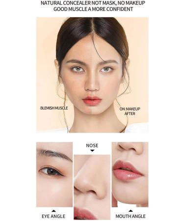 Concealer Makeup Concealer Stick Waterproof Lightweight Face Cosmetics Creamy Self Sharpening Crayon Stick (04) - Buy Online on GoSupps.com