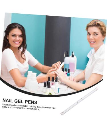 minkissy Pull Line Nail Art Pen Gel Manicure for Nails Acrylic Nail Brush Double End Nail Pen Nail Art Striping Nail Pen Nail Gel Pens Acrylic - Buy Online on GoSupps.com