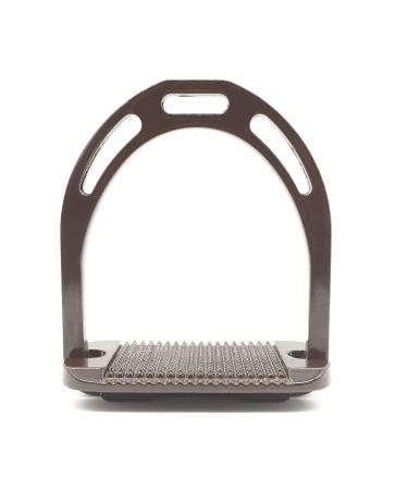 AK Aluminum Stirrups - 4.75 Inches Brown Coated Colors for Equestrian Excellence - International Shipping - Buy Online on GoSupps.com