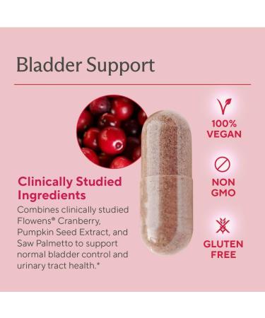 Premium Bladder Support Supplement Bladder Control Supplement for Occasional Urinary Urgency Frequency & Leakage With Clinically Studied Cranberry Pumpkin & Saw Palmetto - 60 Capsules - Buy Online on GoSupps.com
