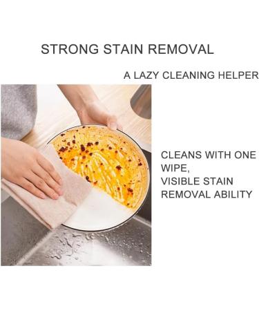 Loofah Sponge Cloth Absorbs Oil and Water Thickened Natural Plant Material Non-stick Oil Convenient Kitchen Cleaning Loofah Dish Cloth Scouring Pad Household Kitchen Tools (20 Sheets) - Buy Online on GoSupps.com