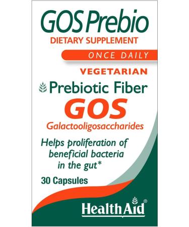 HealthAid GOSPrebio Prebiotic Fiber Once Daily 30ct Helps Proliferation of Beneficial Bacteria in The Gut Galactooligosaccharides - Buy Online on GoSupps.com