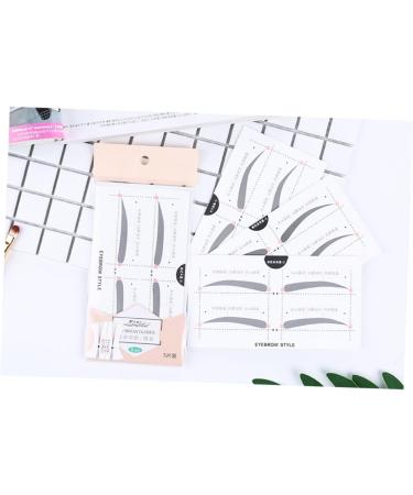 Outanaya 2 Eyebrow Card Eyebrow Template Easy Eyebrow Stencil Makeup Kit Simple Card A607 - Buy Online on GoSupps.com