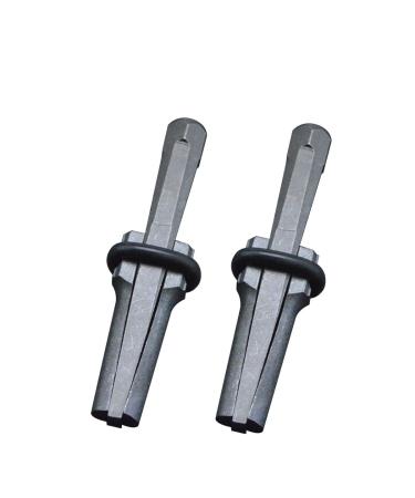 QWORK Stone Splitter 9/16 Heavy Duty Wedge and Feather Shims for Concrete Marble Granite Rock 2