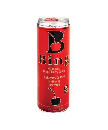 Bing Cherry Beverage - 12 Fl Oz (Pack of 24) | Bing Beverage Company - Buy Online on GoSupps.com