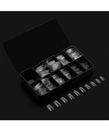 Apres Nail Gel-X Sculpted Square Medium Tips & Extend Gel Bundle - 500 Gel-X Tips & 15ml Extend Gel | Premium Quality | 10 Sizes 0-9 | 2022 Version - Buy Online on GoSupps.com