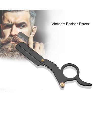 Classic Retro Sonew Razor for Men - Wooden Handle Beard Styling Set | Multifunctional Black Razor - Buy Online on GoSupps.com
