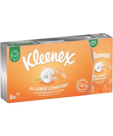 Kleenex Allergy Comfort 10 Packs of 8 Tissue Cases (10 x 8 Cases) - Buy Online on GoSupps.com