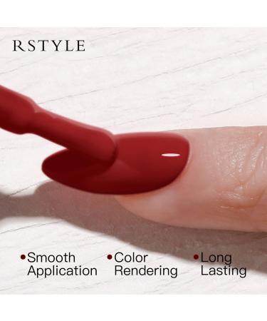 RSTYLE UV Nail Polish Gel Nail Polish Set 16 Pieces Shellac Nail Polish Nail Gel Colours UV Gel Shellac Nail Polish Gel Nails Starter Set for DIY Nail Art Nail Design Brown 5 ml - Buy Online on GoSupps.com