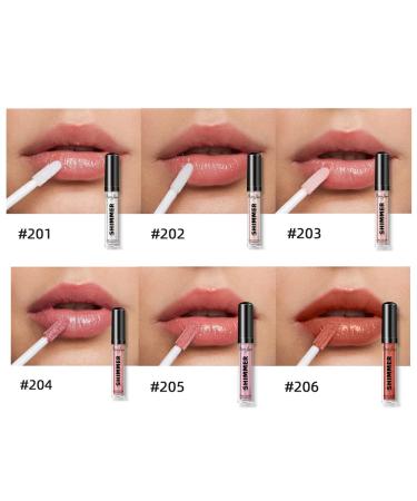 Buy Lip Gloss Gift Set | Hydrating & Plumping 6 Shimmer Colors Vegan & Cruelty Free Paraben Free - Buy Online on GoSupps.com