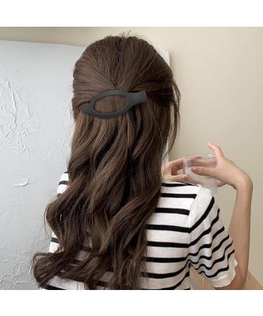 CHIULOIAN 4 PCS Flat Hair Claw Clips Large Claw Clips for Thin Thick Hair Strong Hold Matte Clips Alligator Hair Clips for Women Girls - Buy Online on GoSupps.com