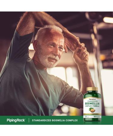 Piping Rock Boswellia Extract Capsules | 1200mg | 180 Count | Herbal Supplement | Standardized Complex | Non-GMO Gluten Free - Buy Online on GoSupps.com