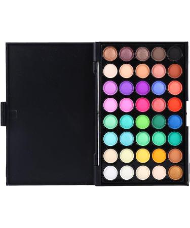 40 Colors Eyeshadow Palette Mineral Matte Pigment Waterproof Eye Shadow Powder Makeup Set(#2) - Buy Online on GoSupps.com