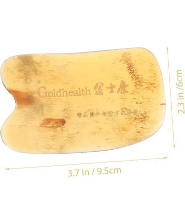 Beaupretty Scraping Board - Facial Scraping Tool & Acupoint Massager for Home & Salon | Natural Horn Gua Sha Board for Face & Neck Massage - Travel-Friendly Multi-Function Beauty Tool - Buy Online on GoSupps.com