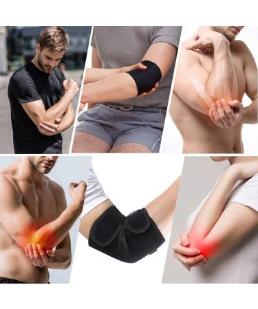 Adjustable Heating Elbow Brace Support - 3 Levels Heat/Cool for Tendonitis Tennis Elbow & Arthritis Pain Relief | International Shipping - Buy Online on GoSupps.com