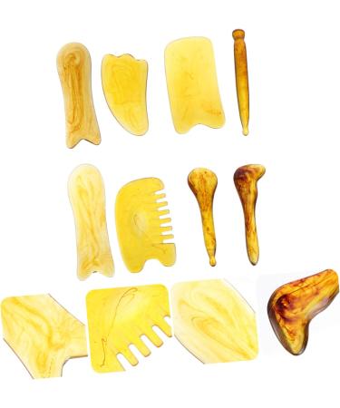 Healvian 24 PCK Abtreftald Scration Massager - Natural Chinese Massage Scraping Tools for Regrowth & Regeneration | Acupuncture Meridian Scratching Board - Buy Online on GoSupps.com