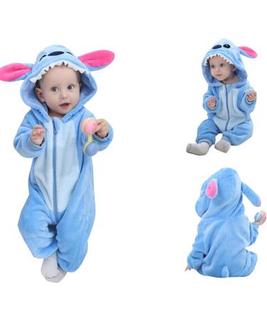 WSLCN Unisex Baby Romper Jumpsuit Hooded Pyjamas Sleepsuit 6-12 Months - Buy Online on GoSupps.com