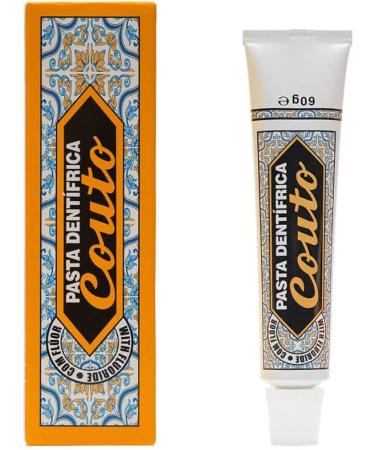 Couto Toothpaste with Active Fluoride & Calcium - 3-Pack (3 x 60g) for Healthier Smiles - International Shipping Available - Buy Online on GoSupps.com