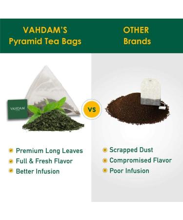 Vahdam Sweet Cinnamon Masala Chai Tea Bags - 100% Natural Spiced Chai 30 Pieces for Hot or Iced Tea - Buy Online on GoSupps.com
