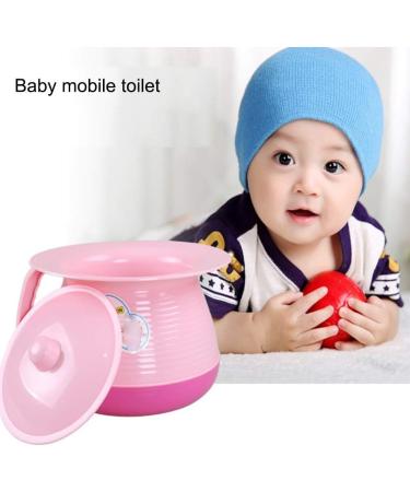 Portable Urinal Potty Plastic Thickening Potty Urinal Home Men and Women with Cover Adult Bedroom Blue - Buy Online on GoSupps.com