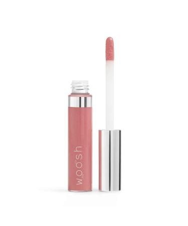 Woosh Beauty | Spin-On Lip Gloss Glam Peach | Vegan  Non-Sticky Lip Gloss | Moisturizes with Shea Butter