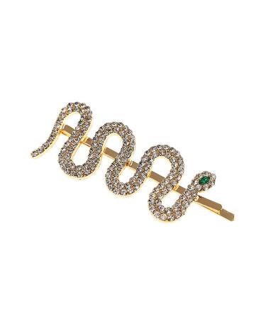 Women's Rhinestone Snake Hair Clip - Unique Slipper Fringe Accessory - Buy Online on GoSupps.com