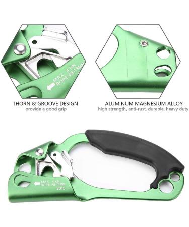 Alomejor Climbing Ascender & Descender - Right Hand Lift Clamp for 8mm-13mm Rope - Green Accessory for Enhanced Safety & Performance - Buy Online on GoSupps.com