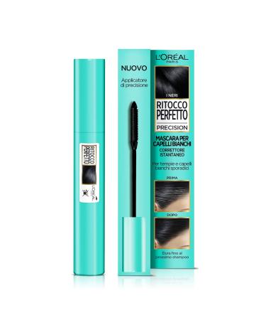 L'Or al Paris concealing mascara perfect for instantly and precisely concealing white thin hair and temples 1 Nero
