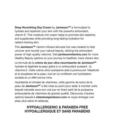 Jamieson ProVitamina Moisture-Rich Nourishing Cream 120ml - Buy Online on GoSupps.com