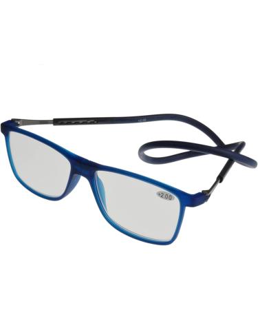 Gamswild Magnetic Reading Glasses | Unisex +1.0 +1.5 +2.0 +2.5 | Grey & Blue | Stylish & Comfortable - Buy Online on GoSupps.com