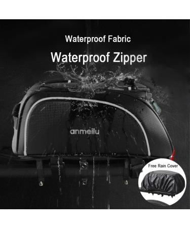 7L Waterproof Bike Rack Bag for Commuter and Electric Biking | Rear Rack Pack Pannier Storage for Mountain and Road Bikes - Buy Online on GoSupps.com