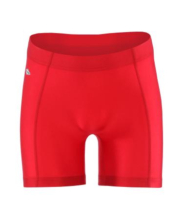 Matman Performance Compression Shorts Mens Boys Nylon Spandex Made in USA Red 4X-Small
