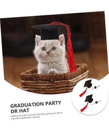 Beavorty 2-Part Elastic Doctor Cap Hat Set for Dogs - Stylish Dog Clothing & Headband for Men - Party & Costume Accessory - Red 5.5x3.5cm - Buy Online on GoSupps.com