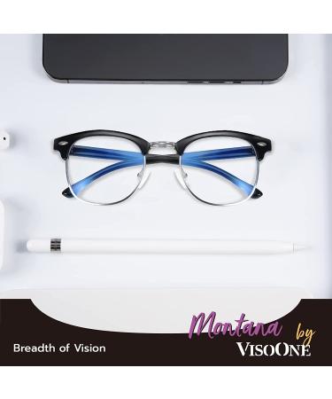 Blue Light Blocking Glasses - Square Anti-Glare for Gaming & Reading - Unisex Black - Buy Online on GoSupps.com