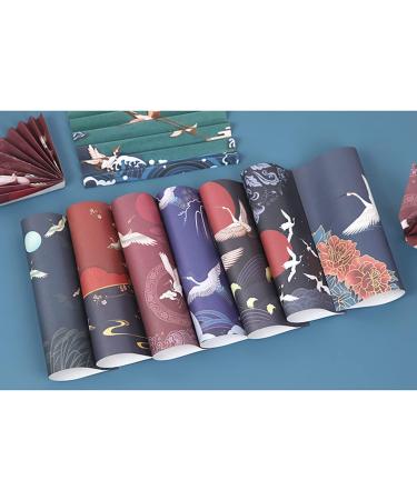 Origami Paper 70 Sheets 5.6 x 5.6 inch Chinese Style -12 Colors Traditional Patterns for Arts & Crafts | School Kids Projects - Buy Online on GoSupps.com