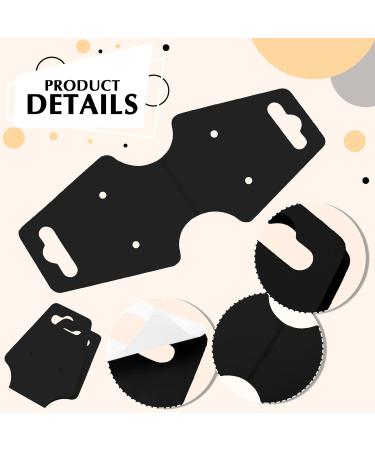 Eersida 500 Pcs Kraft Necklace Display Cards - Adhesive Jewelry Packaging for Choker, Earring, Hairband - Black Bracelet Holder for Small Business Supplies - Buy Online on GoSupps.com