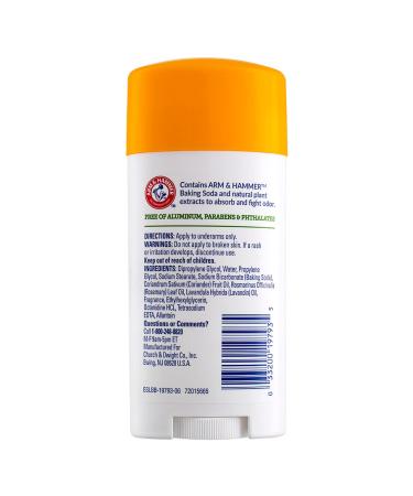 ARM & HAMMER Essentials Natural Deodorant Fresh 2.50 oz - Pack of 5 - Buy Online on GoSupps.com