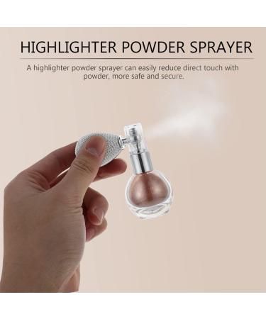 SOESFOUFU 2pcs Spray Glitter Body Highlighter Powder Makeup Highlighting Powder Shimmer Powder Glass Bottle - Buy Online on GoSupps.com