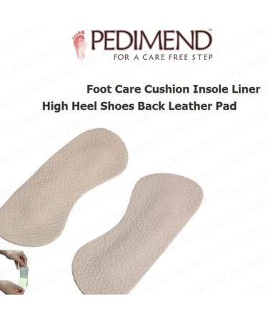 Pedimend Ultra Soft Leather Heel Grips - Prevent Blisters and Discomfort, Odor Resistant Foot Care Solution - Buy Online on GoSupps.com