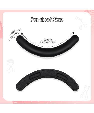 Prousky 30 Pieces Eyelash Refill Packs - Black Silicone Rubber Replacement Tools for Universal Eyelash Tongs with Transparent Storage Box - International Shipping Available - Buy Online on GoSupps.com