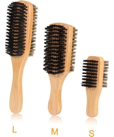 Fomiyes Double-Sided Beard Brush | Perfect Christmas Gift for Men | Hairdressing & Beard Shampoo Brush | 11.5x3.7x4.4cm - Buy Online on GoSupps.com