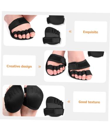 NOLITOY 4 Pairs Dance Yoga Mat Beach Cooler Adjustable Forefoot Cushions - Anti-Slip Toe Cap Covers & Straps for Women - Buy Online on GoSupps.com