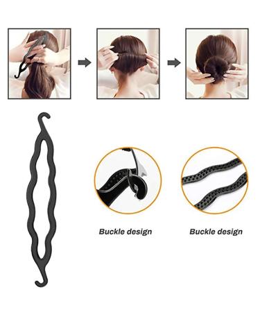 60 pcs Hair Styling Set - DIY Hair Accessories & Modelling Tool Kit for Fast & Magic Spiral Hair Braids - Buy Online on GoSupps.com