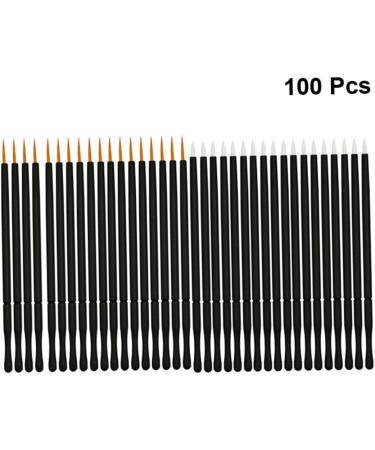 PLAFOPE 100pcs Eye Makeup Tools Cosmetic Eyeliner Brush White Eye Liner Eyeliner Applicator Tool As Shown - Buy Online on GoSupps.com